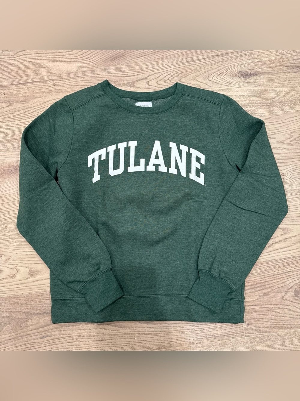 Tulane University Green Crewneck Sweatshirt